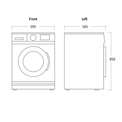 Machine à laver WAH 2808 W