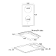 Indukcijas plīts virsma K 52 Domino
