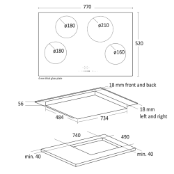 Induction hob IKF 180-1