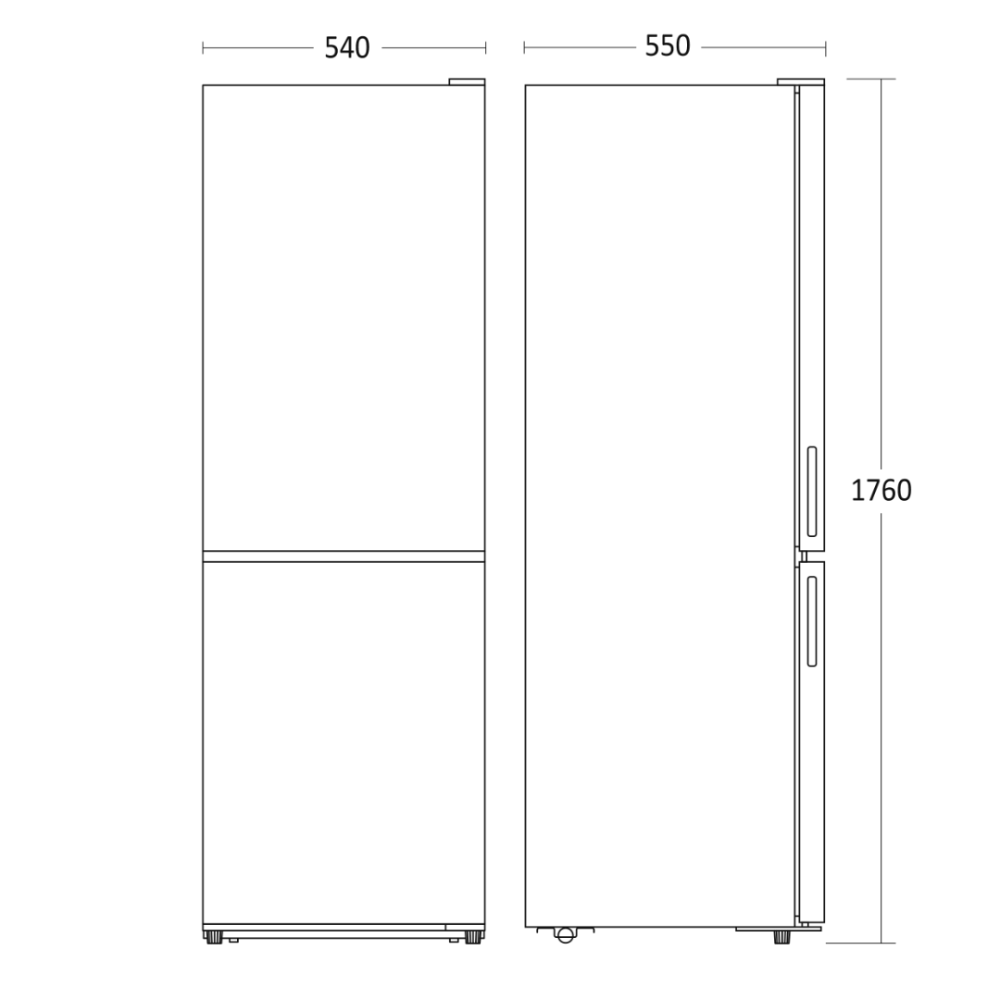 Ledusskapis Combi SKF 307 W