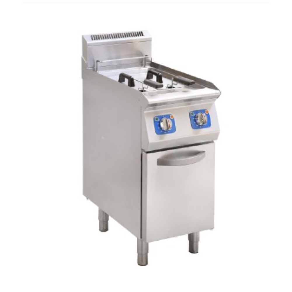 Friteuse électrique avec zone froide 2x8 L