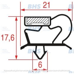 SNAP-IN GASKET 374x363 mm