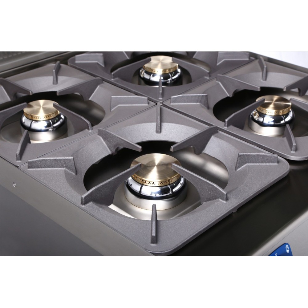 Gas stove with gas oven 59.4 kW