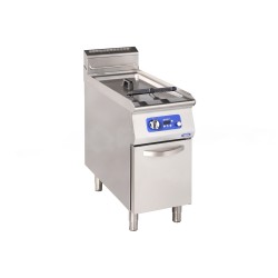 Friteuse gaz avec zone froide et commande électronique 1 x 22 L