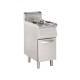 Friteuse gaz avec zone froide 2x8 L