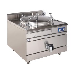 Electric boiling pan with autoclave 300 liters