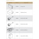 TECHNICAL DRAWING OF SPARE PARTS OF EXPOBAR CARAT COFFEE MACHINE 