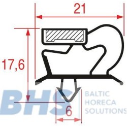 SNAP-IN GASKET 1570x670 mm