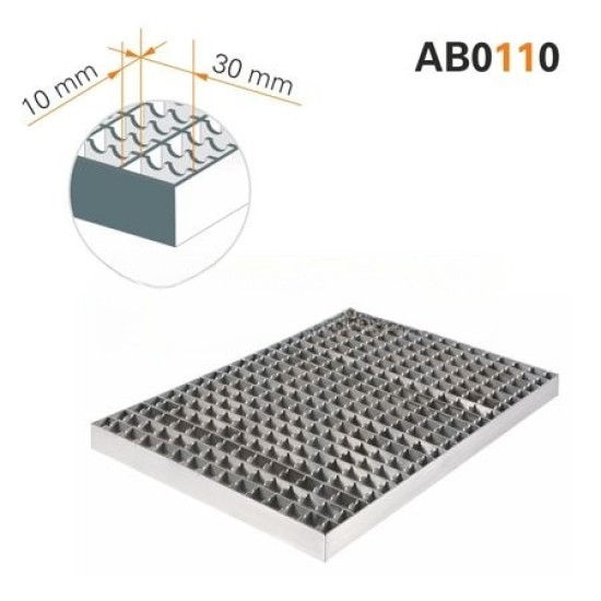 Grille en maille antidérapante, maille 30×10f
