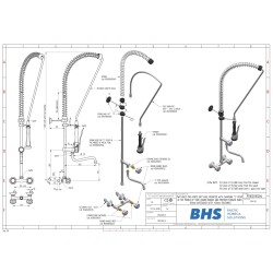 PRE-RINSE FAUCET WITH SHOWER HEAD P10206