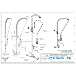 PRE-RINSE FAUCET WITH SHOWER HEAD P10302