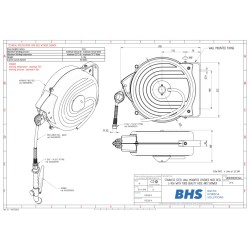 Wall mounted hose reels SR34A