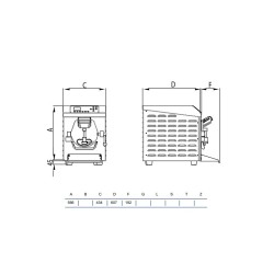 Electromechanical batch freezer HSE300