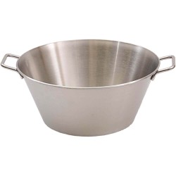 Metalinis dubuo su rankenomis 1.0 l