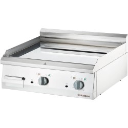 Electric grill smooth 8.0 kW chromed