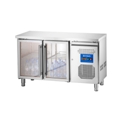 REFRIGERATED COUNTER WITH GLASS DOOR 228L