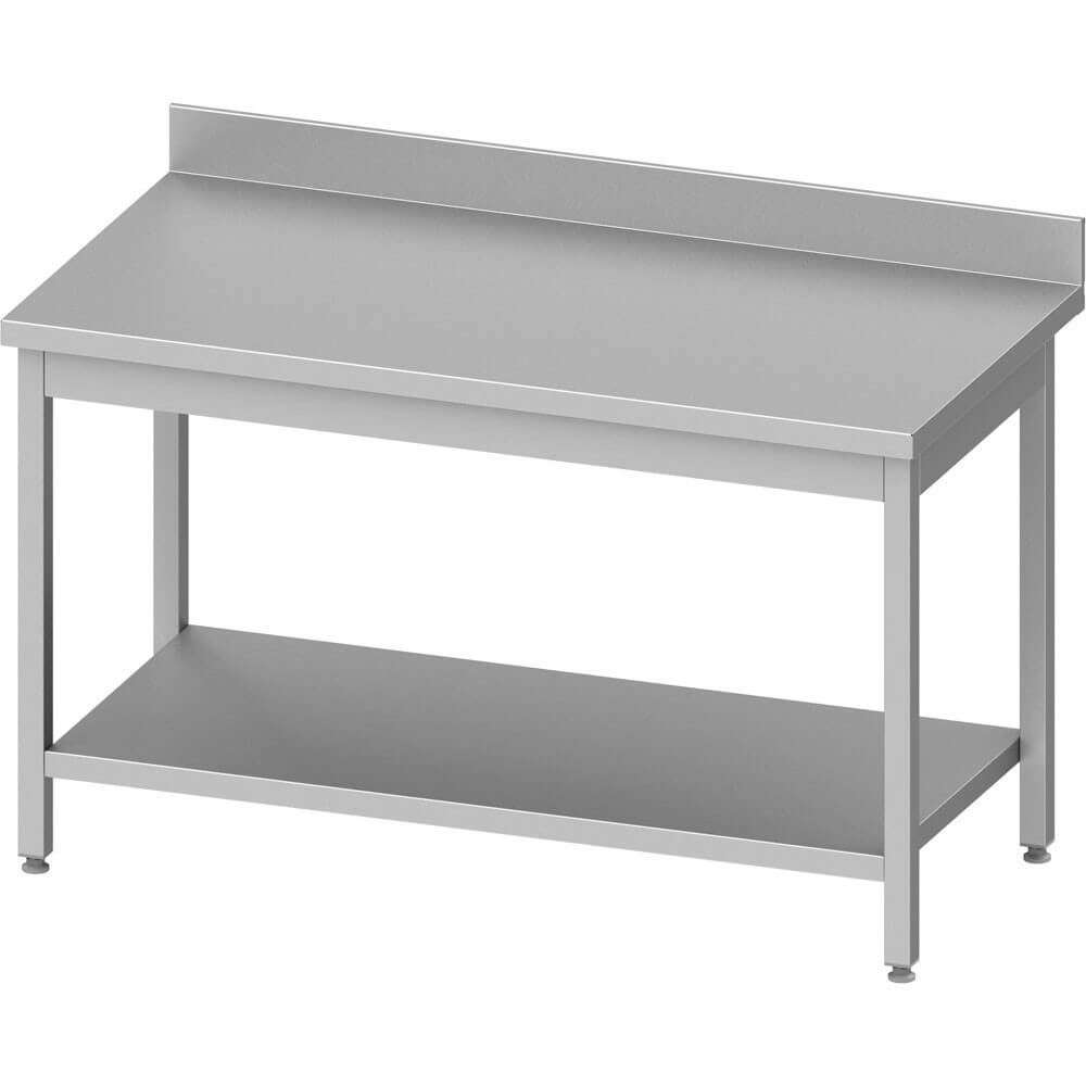 Metal table with shelf 1000