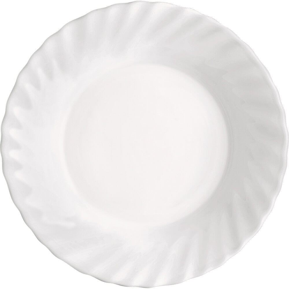 Assiette ronde Opal Glass 200 mm