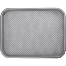 Square tray, grey 45x35 cm