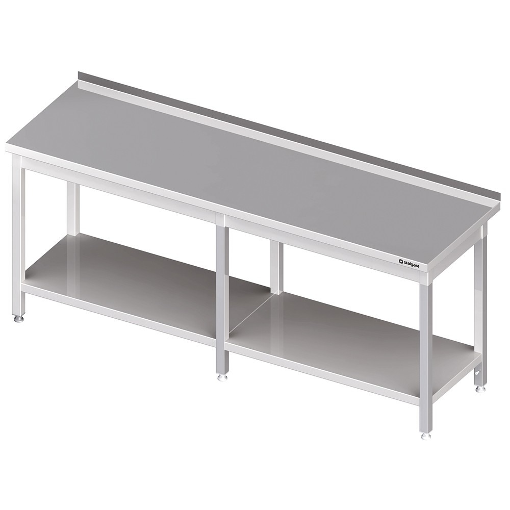 Metal table with shelf  W