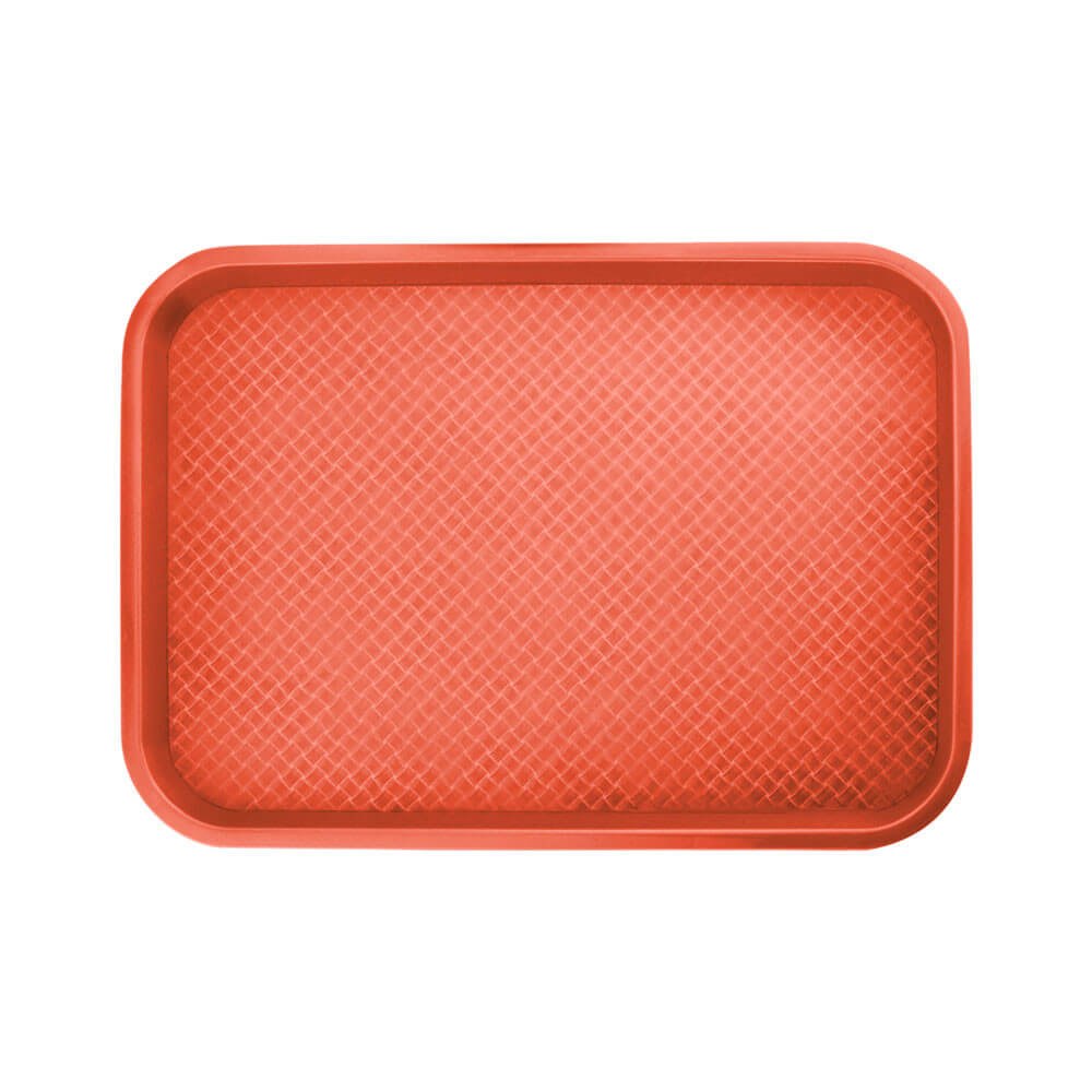 Square tray, red 25x35 cm