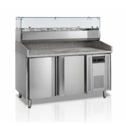 Pizza table with refrigerating display PT1200