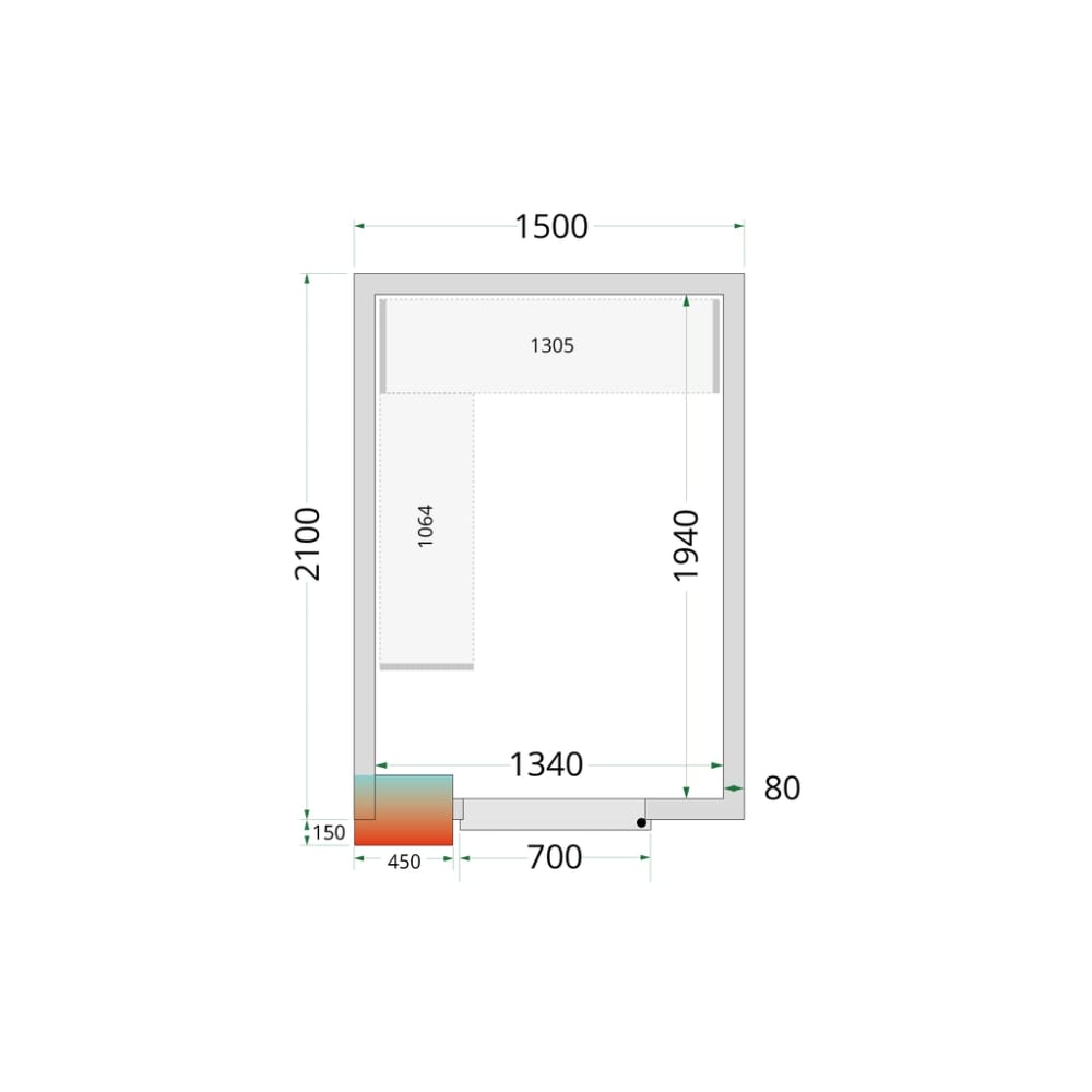 Shelf Rack System Kit CRPF1521