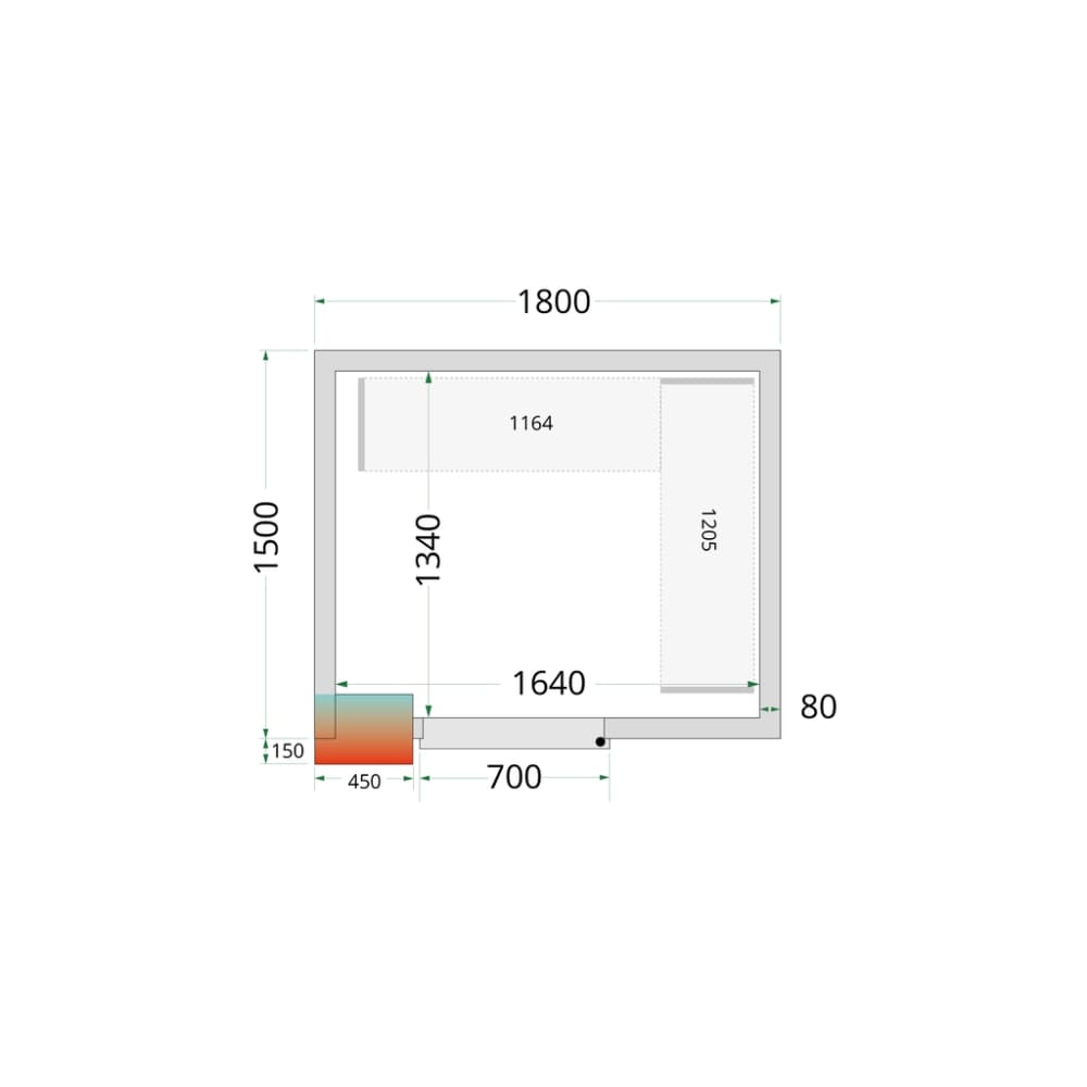 Shelf Rack System Kit CRPF1815