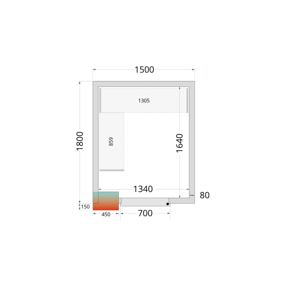 Shelf Rack System Kit CRPF1518