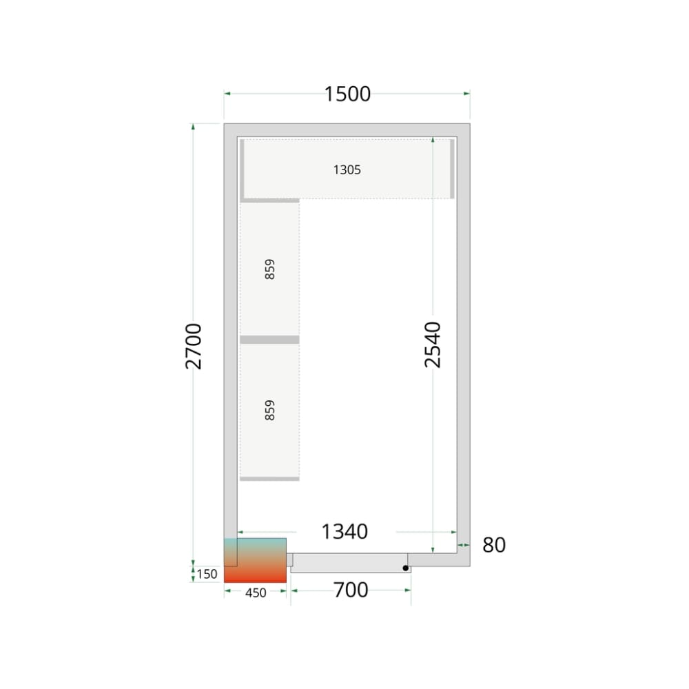 Shelf Rack System Kit CRPF1527