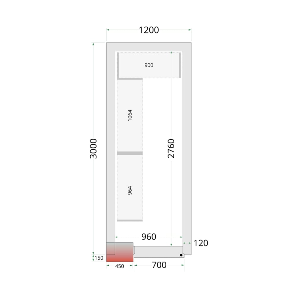 Shelf Rack System Kit CRNF1230