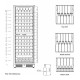 Холодильный шкаф для вина 350 л - 2 зоны НС