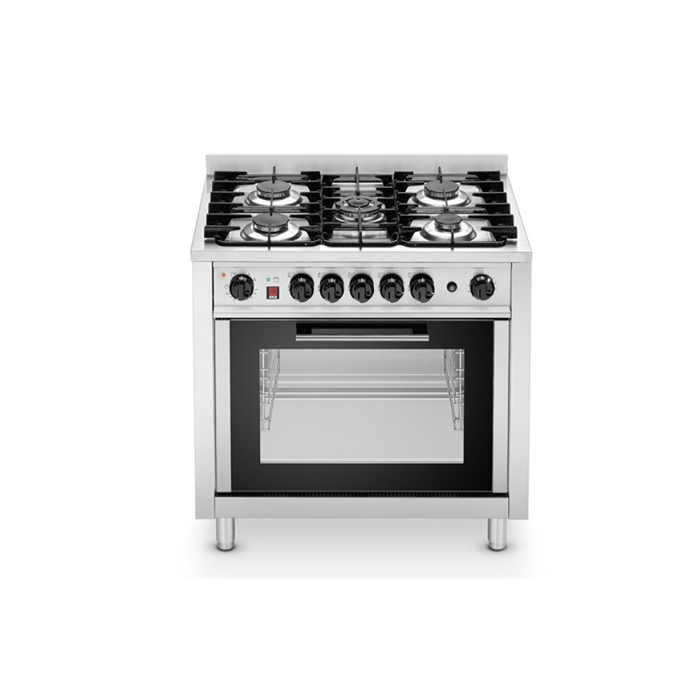 Gas stove with electric convection oven EKC 96