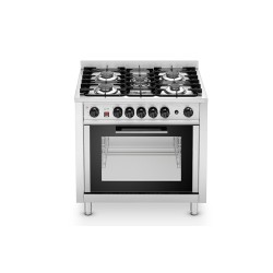 Gas stove with electric convection oven EKC 96