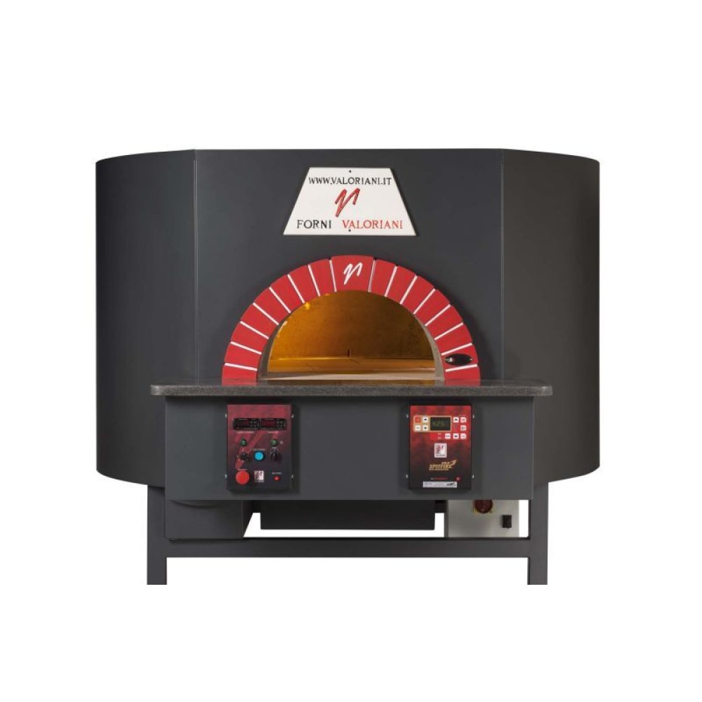 Wood and gas pizza oven ROTATING140