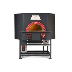 Wood and gas pizza oven ROTATING100