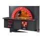 Wood and gas pizza oven ROTATING120