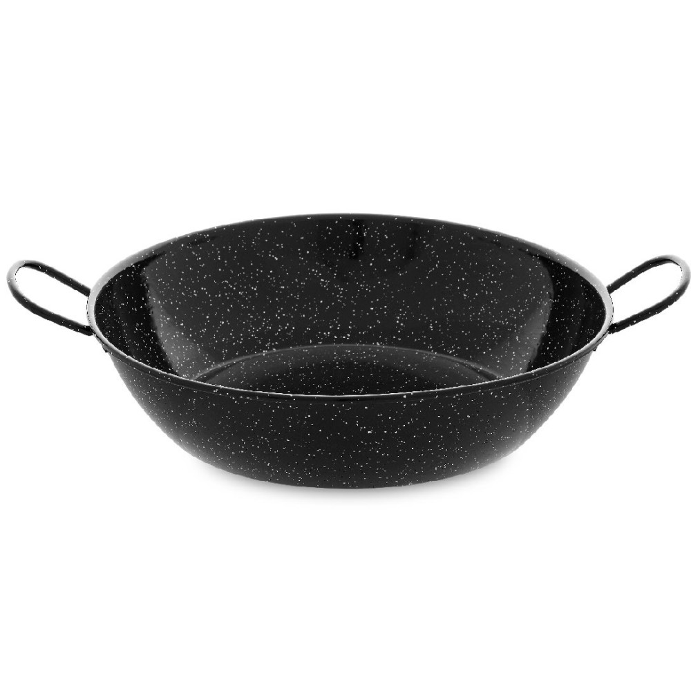 Enameled deep frying pan for paella 20 cm