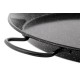 Paella pan from polished steel  50 cm