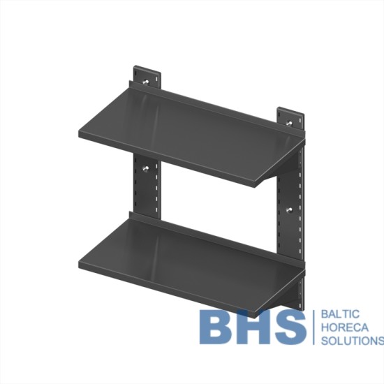 Wall shelf for equipment double 300