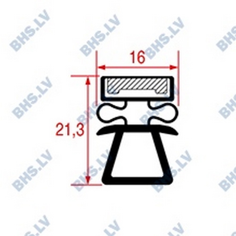 SNAP-IN GASKET 710x390 mm