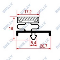 SNAP-IN GASKET L1039 LENGTH 2500 mm