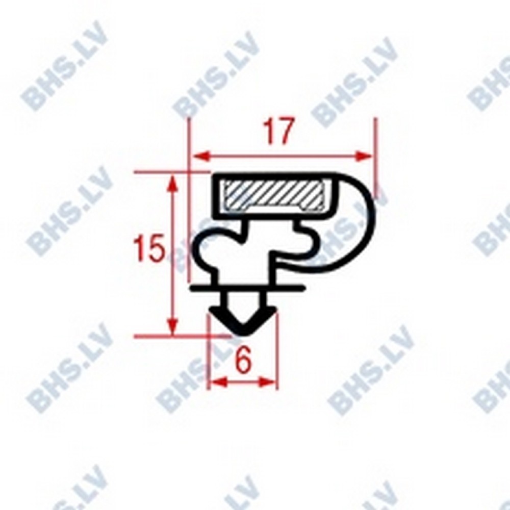 SNAP-IN GASKET 1240x555 mm