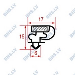 SNAP-IN GASKET L1056 LENGTH 2550 mm