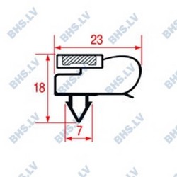 SNAP-IN GASKET 730x575 mm