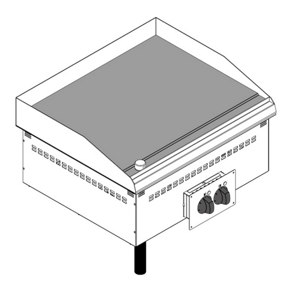 Drop-in elektriskais grils DFTL70E2