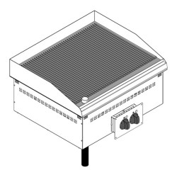 Drop-in electric fry top DFTRR70E2