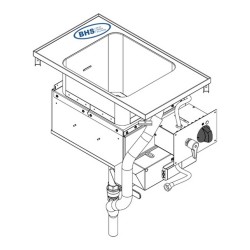 Drop-in pasta cooker DCP35E0