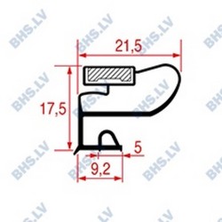 MIDDLE EDGED GASKET 614x595 mm