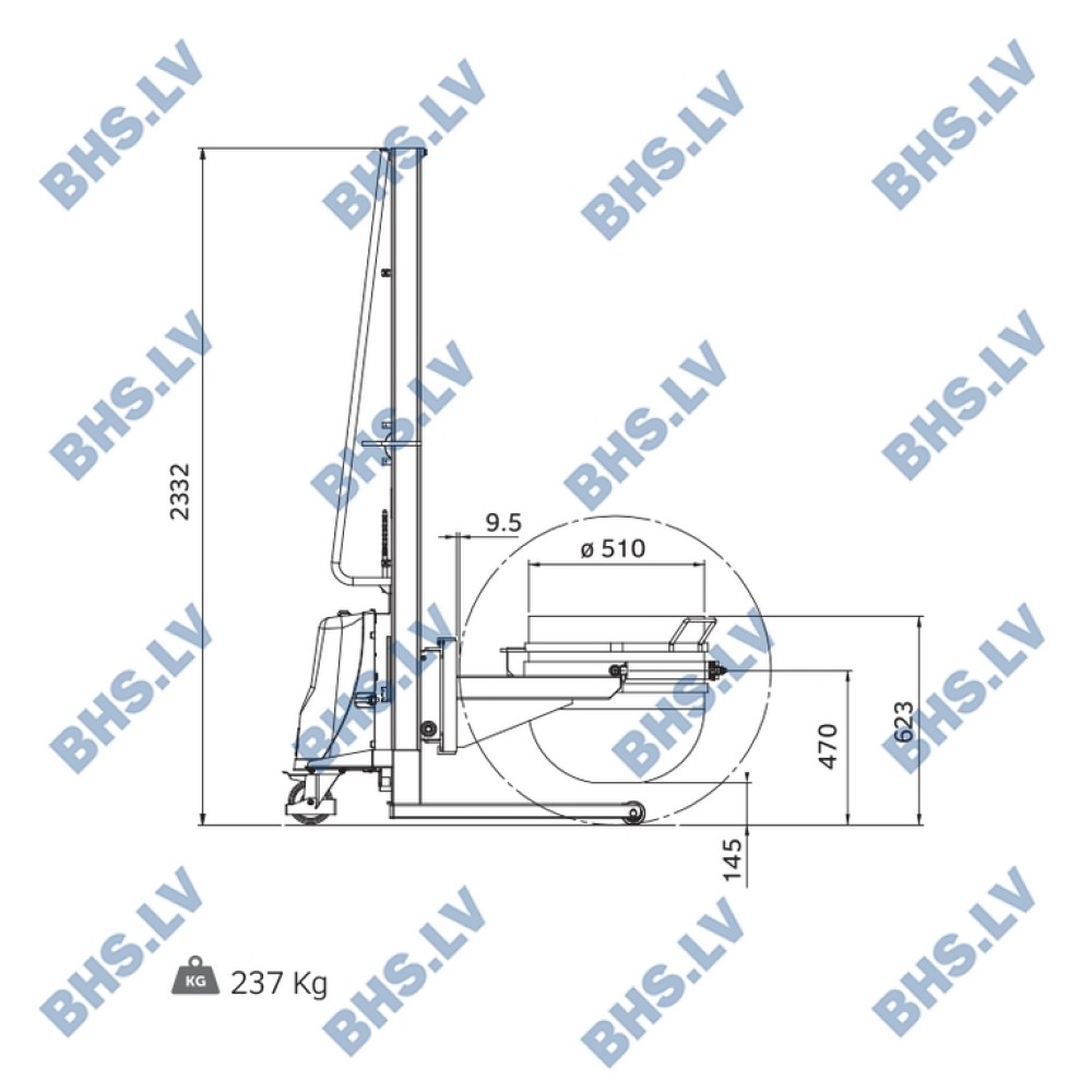 Electric bowl lifter